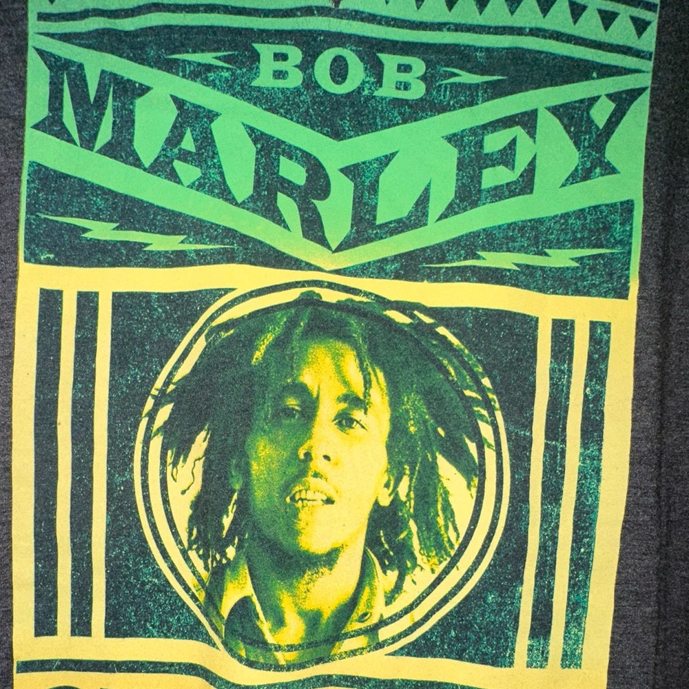 Bob Marley Grey Tshirt Size Large Stand up for your Rights